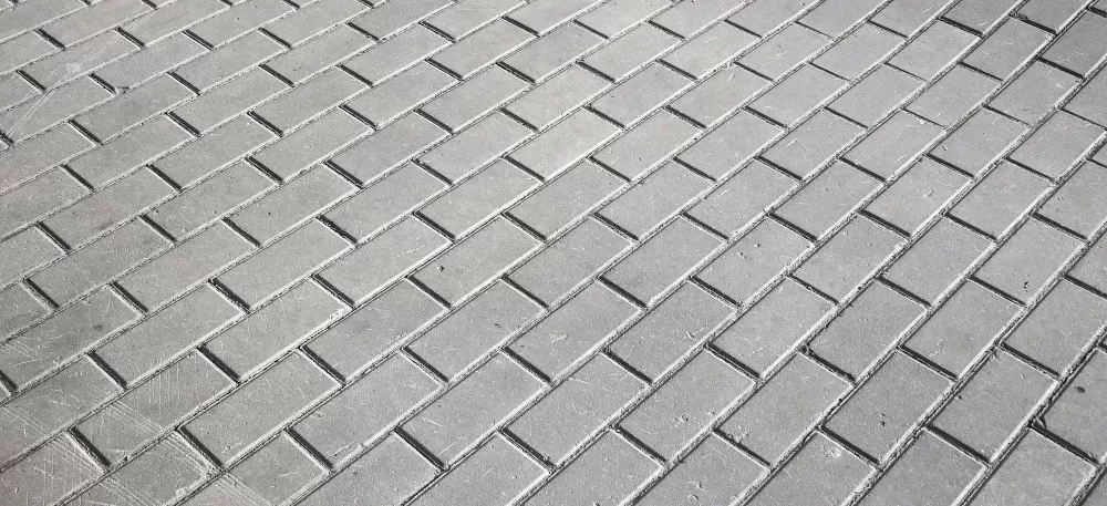 Тротуарная плитка "Брусчатка" 200х100х40мм Серый