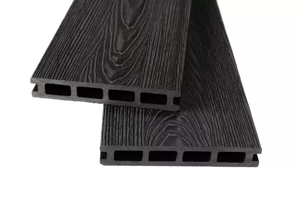 Доска террасная NEXTWOOD® Expert (24х146х3000 мм), 3D+3D, Black 