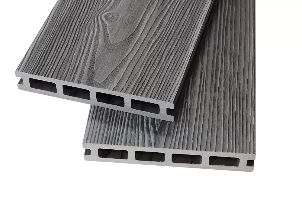 Доска террасная NEXTWOOD® Expert (24х146х3000 мм), 3D+3D, Multicolor Gray